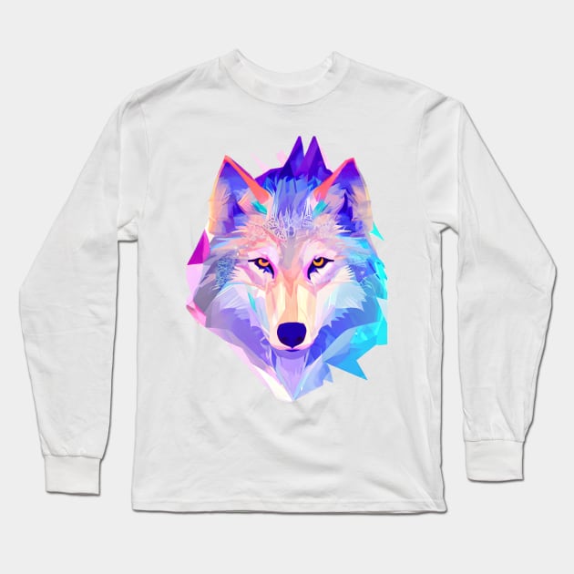 Wolf Eyes… the Teacher Sees… Long Sleeve T-Shirt by drumweaver